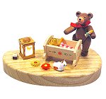 Teddy Bear with Cradle<br>Lantern Night Light